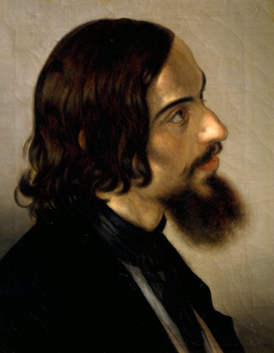 Portrait du peintre Scamuzza - Giacomo Trecourt