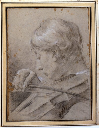Le violoniste. Milan, Brera. - Giambattista Piazzetta