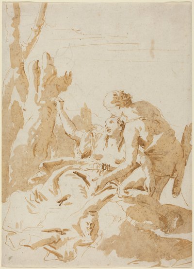 Angélique et Médor - Giambattista Tiepolo