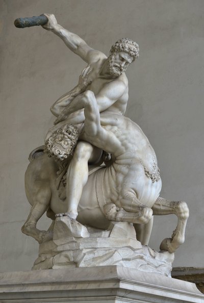 Hercule dans le combat contre le centaure Nessus - (after) Giambologna
