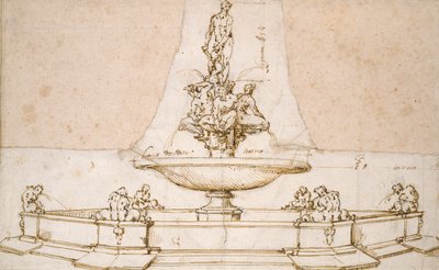 Conception pour une fontaine, fin du 16ème siècle - Giambologna