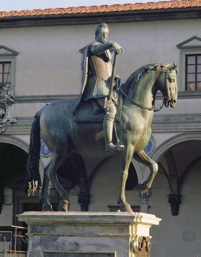 Statue équestre du Grand-Duc Ferdinand I (détail) - Giambologna