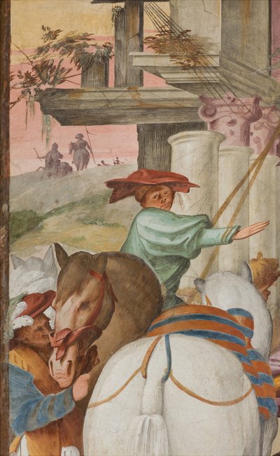 Nef centrale, Cinquième travée nord, Adoration des Mages, Gian Francesco Bembo - Gian Francesco Bembo