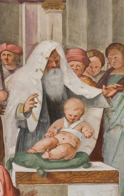 Nef centrale, cinquième travée nord, Présentation au Temple, Gian Francesco Bembo - Gian Francesco Bembo