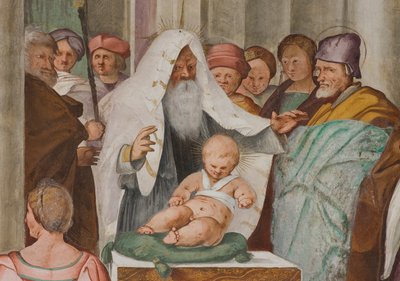 Nef centrale, Cinquième travée nord, Présentation au Temple, Gian Francesco Bembo - Gian Francesco Bembo