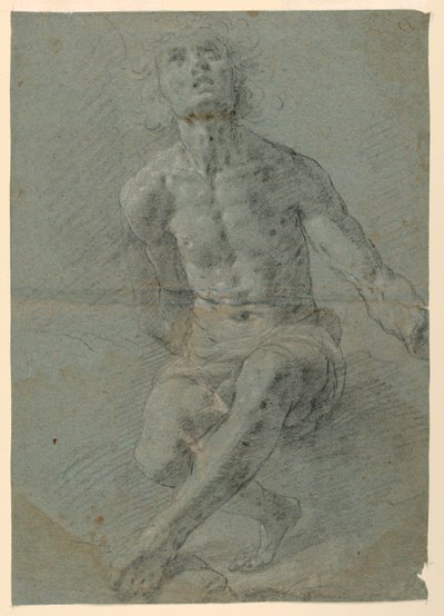 Étude pour un nu masculin - Gian Giacomo Barbelli