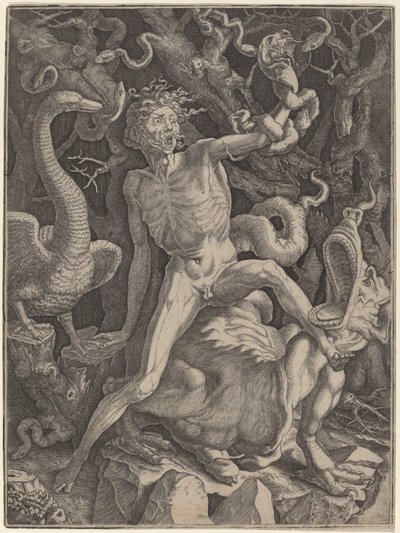 Furie - Gian Jacopo Caraglio after Rosso Fiorentino
