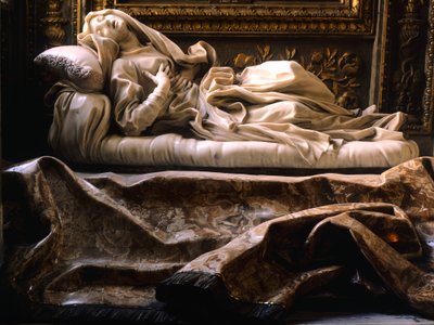 Italie, Rome, Église de San Francesco Ripa, Bienheureuse Ludovica Albertoni - Gian Lorenzo Bernini