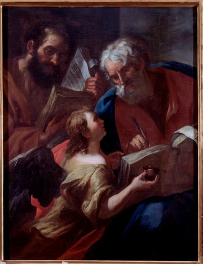Représentation de Saint Matthieu et d