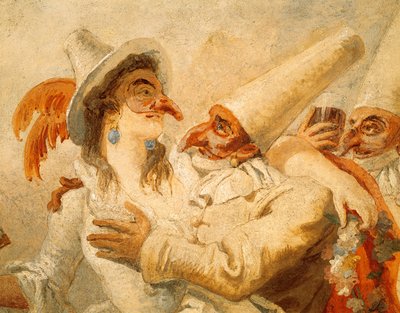 Carnaval (détail) - Giandomenico (1727 1804) Tiepolo