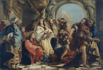Christ et la femme adultère - Giandomenico (1727 1804) Tiepolo