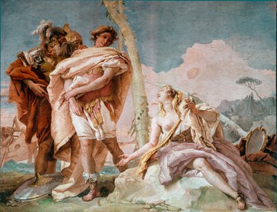 Renaud abandonne Armide. Illustration d