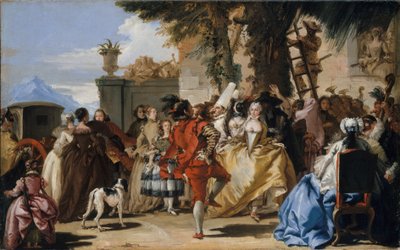 Une Danse à la Campagne - Giovanni Domenico Tiepolo