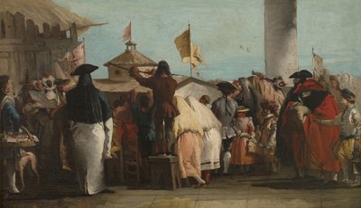 Mondo Novo, vers 1764-1765 - Giovanni Domenico Tiepolo
