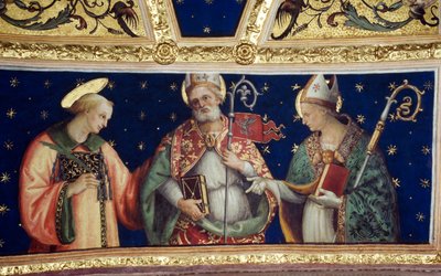 Saint Jacques Mineur, Saint Philippe et Saint Thomas (détail) - Giannicola di Paolo