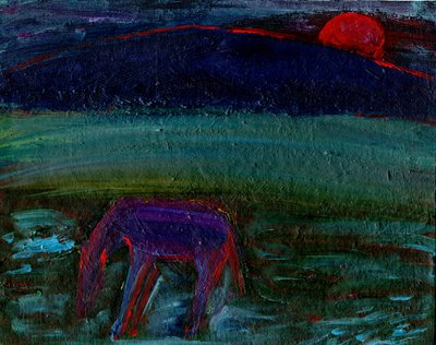 Le cheval et la lune rouge, 2016 - Gigi Sudbury
