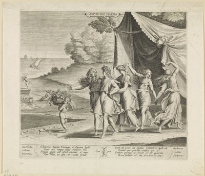 Apollon et les quatre saisons Quatro anni tempora (titre sur l