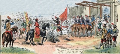 Siège de La Rochelle - Histoire de France : Entrée du roi Louis XIII (1601-1643) et du cardinal de Richelieu (Armand Jean du Plessis) - Gilbert Gilbert