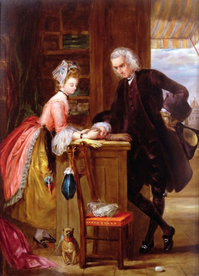 Yorick et la Grisette, du Voyage Sentimental de Sterne - Gilbert Stuart after Newton