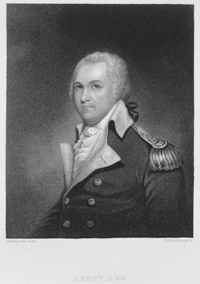 Général Henry Lee (1756-1818), gravé par John Francis Eugene PrudHomme (1800-92) d