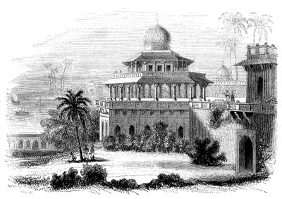 Chalees Satoon, ou le Pavillon des Quarante Piliers, 1847 - Giles
