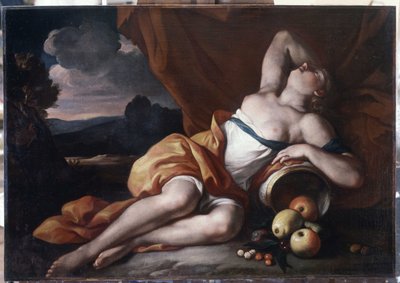 Le Sommeil de Pomone : Pomone est une nymphe dans la mythologie romaine - Gilles Garcin