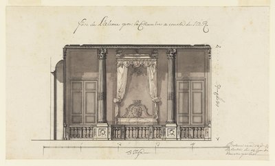 Alcôve de lit pour le Duc d