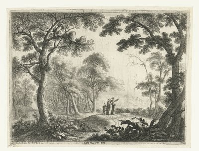 Paysage avec le renvoi d