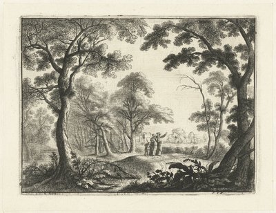 Paysage avec le renvoi d