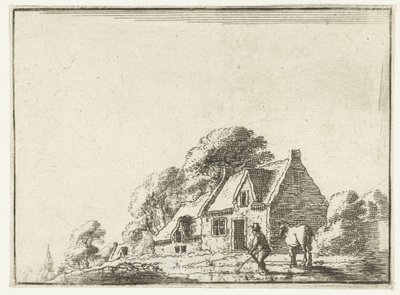 Paysage avec une ferme - Gilles Neyts