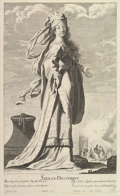 Sibylle Delphique, vers 1635 - Gilles Rousselet and Abraham Bosse