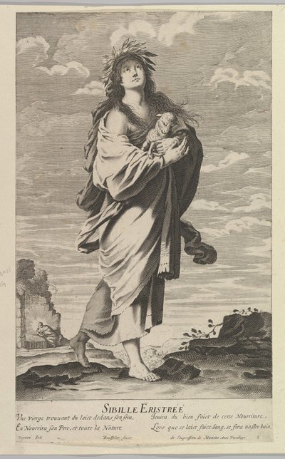Sibylle Érythréenne, vers 1635 - Gilles Rousselet and Abraham Bosse