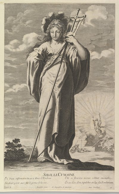Sibylle de Cumes, vers 1635. Créateurs : Gilles Rousselet, Abraham Bosse - Gilles Rousselet and Abraham Bosse