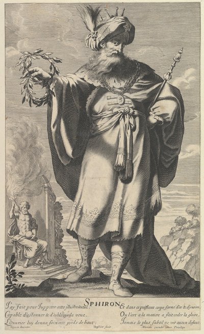 Sphiron, vers 1639-40. Créateurs : Gilles Rousselet, Abraham Bosse - Gilles Rousselet and Abraham Bosse