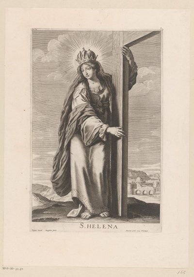 Sainte Hélène près de la croix - Gilles Rousselet