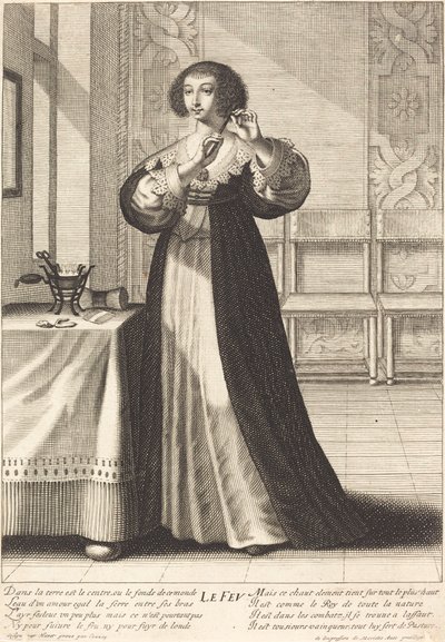Le Feu - Gilles Rousselet after Grégoire Huret