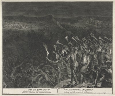 Lutte contre les Madianites - Gilliam van der Gouwen