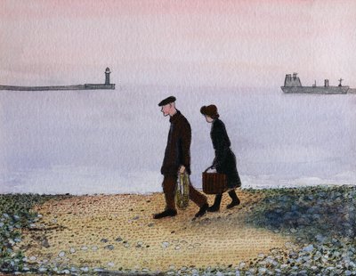 Marée du soir, Cornouailles, 1982 - Gillian Lawson