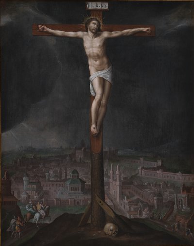 Le Christ en croix - Gillis I Mostaert