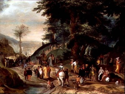 Christ entrant à Jérusalem - Gillis Mostaert