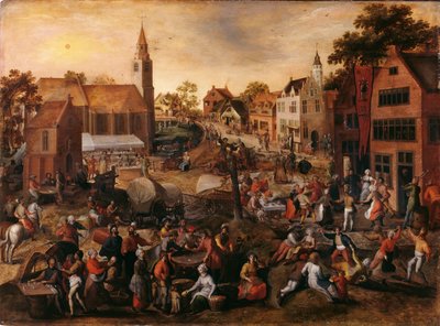 Fête de village à Saint-Joris - Gillis Mostaert