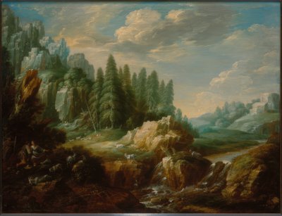 Paysage montagneux boisé - Gillis i Peeters