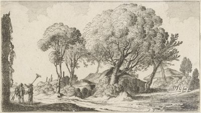 Fermes entre les arbres (Twaalf landschappen) - Gillis van Scheyndel (I)
