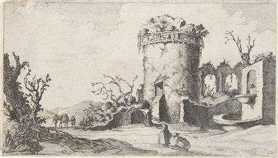 Fontaine près d