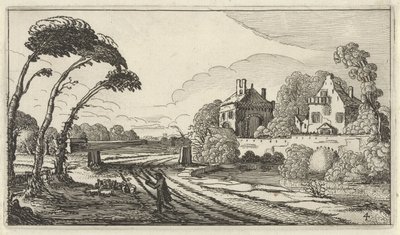 Berger dans un paysage (Douze paysages avec figures) - Gillis van Scheyndel (I)