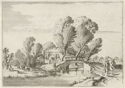 Deux promeneurs près d