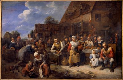 Le banquet villageois - Gillis van Tilborgh