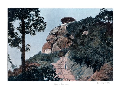 Chemin de fer à crémaillère de Corcovado, Rio de Janeiro, Brésil, 19e siècle - Gillot