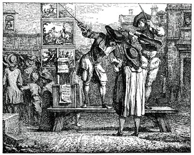 Parade de la foire, 1885 - Gillot