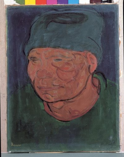 Pêcheur au bonnet vert - Gino Rossi
